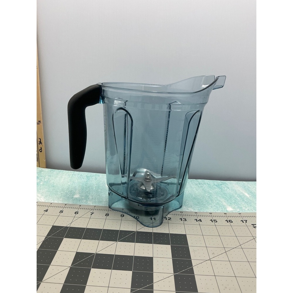 Vitamix 64oz Low-Profile Blender Pitcher Replacement Jar Clear Black No Lid